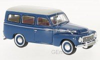 1/43 VEHICULE MINIATURE DE COLLECTION UTILITAIRE Volvo PV 445 Duett bleu/blanc-1956-NEO45723