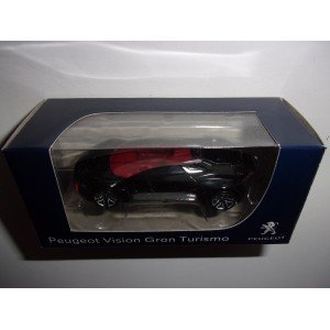 1/64 3-INCHES VOITURE MINIATURE DE COLLECTION PEUGEOT VISION GT 2015 NOIR NOREV312017