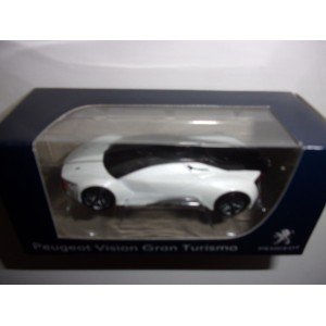 1/64 3-INCHES VOITURE MINIATURE DE COLLECTION PEUGEOT VISION GT 2015 BLANC NOREV312017