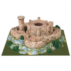 KITS A MONTER Chateau de Bellver (Palma de Mallorca - Espagne) - Ech 1/350 - 3200 pcs - 33 x 33 x 16,5 cm - Dif 8,5/10-AEDES1004