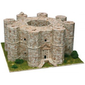 KITS A MONTER Chateau del Monte (Andria - Italie) - Ech 1/150 - 9300 pcs - 40 x 40 x 21 cm - Dif 8,5/10-AEDES1008