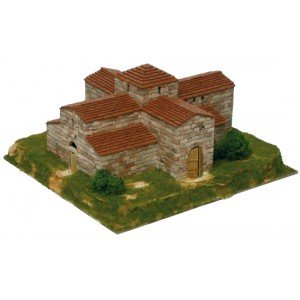 KITS A MONTER Eglise San Pedro de la Nave (Zamora - Espagne) - Ech 1/80 - 2600 pcs - 27,5 x 30 x 11 cm - Dif 5/10-AEDES1102