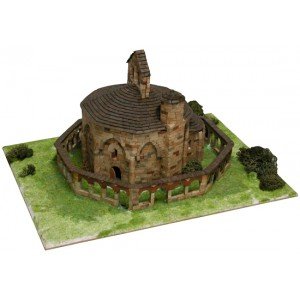 KITS A MONTER Basilique Santa Maria de Eunate (Espagne) - Ech 1/150 - 2600 pcs - 27 x 35 x 18,5 cm - Dif 7,5/10-AEDES1106