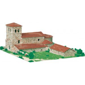 KITS A MONTER Eglise San Andrés (Argomilla - Espagne) - Ech 1/65 - 5400 pcs - 49 x 58 x 22,5 cm - Dif 7,5/10-AEDES1109