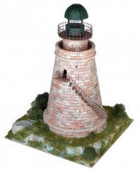 KITS A MONTER Phare de la Herradura (Almunecar - Espagne) Ech 1/75 - 1500 pcs - 20 x 20 x 26,5 cm - Dif 6/10-AEDES