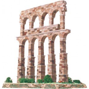 KITS A MONTER Aqueduc de Segovia (Espagne) - Ech 1/135 - 1150 pcs - 24 x 14 x 22 cm - Dif 6/10-AEDES1253