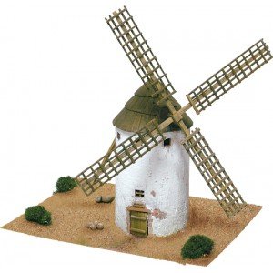 KITS A MONTER Moulin (Espagne) - Ech 1/125 - 1250 pcs - 30 x 23 x 34 cm - Dif 7/10-AEDES1255