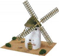 KITS A MONTER Moulin (Espagne) - Ech 1/125 - 1250 pcs - 30 x 23 x 34 cm - Dif 7/10-AEDES1255