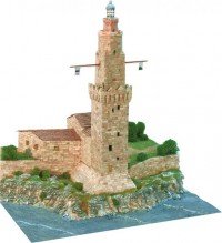 KITS A MONTER Phare de Porto Pi (Palma de Mallorca - Espagne) - Ech 1/80 - 4000 pcs - 38 x 43 x 48 cm - Dif 8/10-AEDES1259