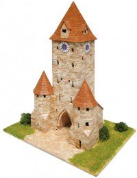 KITS A MONTER Tour Ostentor (Regensburg - Allemagne) - Ech 1/110 - 3300 pcs - 26 x 21 x 34,5 cm - Dif 6,5/10-AEDES1265