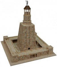 KITS A MONTER Phare d'Alexandrie (Egypte) - Ech 1/375 - 5500 pcs - 34 x 34 x 36,5 cm - Dif 7,5/10-AEDES