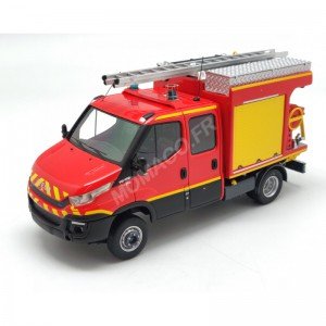 1/43 IVECO CAMION DE POMPIERS IVECO DAILY 2014 DOUBLE CABINE MAGIRUS CAMIVA CCIRL-ALERTE0091