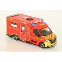 1/43 RENAULT POMPIER RENAULT MASTER 2019 TIB VSAV SDIS "28 - EURE-ET-LOIR"ALERTE0116