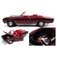 1/18 CHEVROLET CHEVELLE SS 396 CONVERTIBLE 1967 MARRON- AMERICAN MUSCLEAMM1244