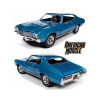1/18 BUICK GRAND SPORT CLASSE 1 1971 BLEUE- AMERICAN MUSCLEAMM1257