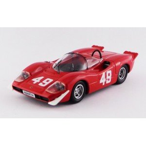 1/43 VOITURE RALLYE Abarth 2000 SE 2ème Mont Ventoux-1969-PILOTÉE PAR Merzario-BESTBES9704 