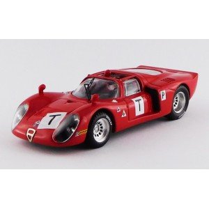 1/43 VOITURE LE MANS PROTO Alfa Romeo 33.2 Test Le Mans-1968-PILOTE:Bianchi-BEST9647