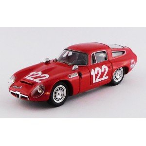 1/43 VOITURE MINIATURE DE COLLECTION Alfa Romeo TZ1 #122 Targa Florio-1966-BESTBES9649