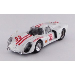 1/43 VOITURE MINIATURE Alfa Romeo 33.2 coupé 12Hrs Interlagos-1970-BESTBES9665