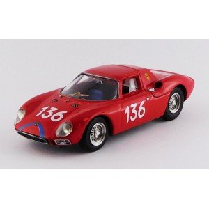 1/43 VOITURE MINIATURE DE COLLECTION Ferrari 250 LM #136 Targa Florio-1965-BESTMODELBES9683 