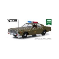 1/18 PLYMOUTH FURY 1977 "L'AGENCE TOUS RISQUES (1983-1987) - US ARMY POLICE"GREENLIGHTGREEN19053