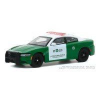1/18 3-INCHES DODGE CHARGER 2018 "PURSUIT - CARABINIEROS DE CHILE" GREENLIGHTGREEN30162