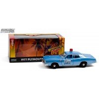 1/24 PLYMOUTH FURY DETROIT POLICE 1977 "BEVERLY HILLS COP I (1984)" GREENLIGHTGREEN84122