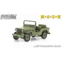 1/43 JEEP WILLYS VEHICULES MINIATURES DE COLLECTION JEEP WILLYS M38 1950 "MASH (1972-1983)" GREENLIGHTGREEN86594