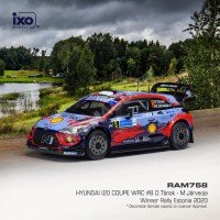 1/24 HYUNDAI I20 COUPE WRC 8 TANAK/JARVEOJA RALLYE ESTONIE 2020-IXORAM758