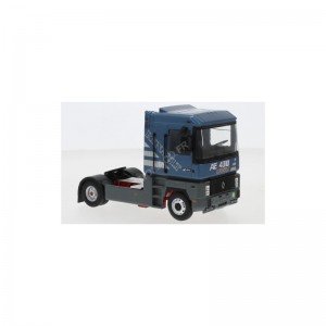 1/43 RENAULT MAGNUM TRACTEUR CAMION RENAULT MAGNUM AE 430 TI 1992 BLEU METALLIQUE- IXO MODELSIXOTR098