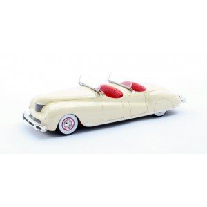 1/43 CHRYLER VOITURE MINIATURE Chrysler Newport Dual cowl Pheaton LeBaron cabriolet crème-1941-MATRIXMAX20303-021