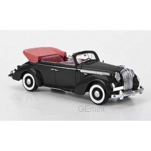 1/43 OPEL VOITURE MINIATURE DE COLLECTION Opel Admiral cabriolet noir-1938-NEO49561