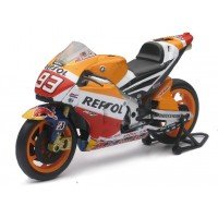1/12 MOTO GP MINIATURE Repsol Honda RC215V #93-PILOTE:Marquez-NEW RAY NWR57753