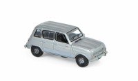 1/87 HO RENAULT VOITURE MINIATURE DE COLLECTION RENAULT 4 GTL 1987 GRIS MÉTALLISÉ-NOREV510086 