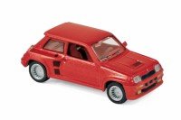 1/87 HO VOITURE MINIATURE DE COLLECTION Renault R5 Turbo rouge métallisé-1980-NOREVNOR510524 