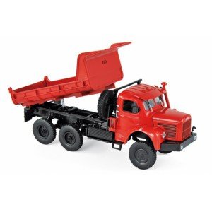 1/43 CAMION MINIATURE DE COLLECTION Berliet GBC 8 6x6 benne rouge-1958-NOREVNOR690012