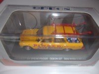 1/43 VEHICULE MINIATURE DE COLLECTION PUBLICITAIRE PEUGEOT 504 BREAK "PINDER"JEAN RICHARD"ODEON027  