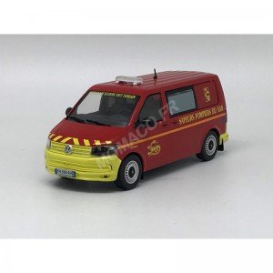 1/43 VOLKSWAGEN T6 VEHICULES DE SECOURS VOLKSWAGEN T6 POMPIER SDIS 83-ODEON087