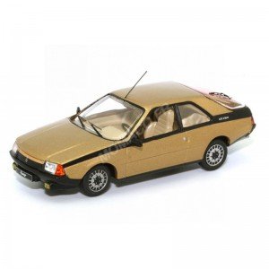 1/43 RENAULT FUEGO VOITURES MINIATURE DE COLLECTION RENAULT FUEGO GTX 1985 BEIGE-ODEON106