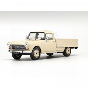 1/43 PEUGEOT 404 VEHICULES MINIATURE DE COLLECTION PEUGEOT 404 PICK-UP OUVERT CREME-ODEON113