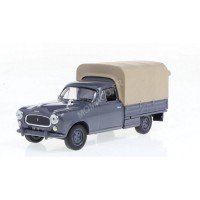                                                                                                                                           1/43 PEUGEOT 403 PICK-UP BLEUE NUIT AVEC BACHE BEIGE-ODEON116