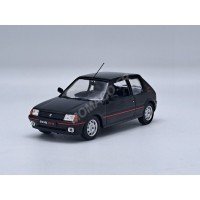 1/43 PEUGEOT 205 VOITURE MINIATURE DE COLLECTION PEUGEOT 205 GTI 1.9 NOIR-ODEON138