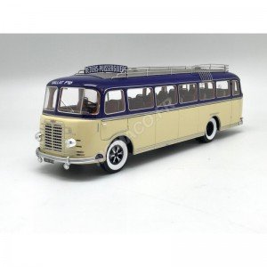 1/43 AUTOBUS/AUTOCAR BERLIET PCK8W VALLAT FRERES "LIAISON BEZIERS - PUISSERGUIER" 1949 BLEUE FONCE/CREME-PERFEX333