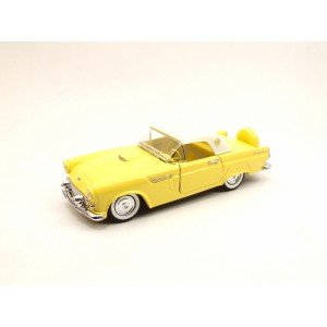 1/43 Ford Thunderbird VOITURE AMERICAINE MINIATURE DE COLLECTION Ford Thunderbird Hard top jaune-1956-RIO4328