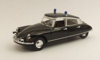 1/43 VOITURE MINIATURE DE COLLECTION FORCES DE L'ORDRE Citroen ID 19 Police Préfecture de Paris-1968-RIO4379