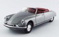 1/43 VOITURE MINIATURE DE COLLECTION Citroen DS cabriolet gris métallisé-1961-RIO4481