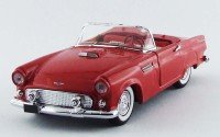 1/43 FORD THUNDERBIRD VOITURE MINIATURE DE COLLECTION Ford Thunderbird cabriolet rouge-1956-RIO4491