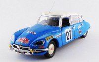 1/43 VOITURE  DE RALLYE CITROEN DS 21 - 14ème Monté Carlo #27-1970-PILOTÉE PAR-Pouderoux/ Vincent-RIO4514