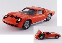 1/43 VOITURE DE SPORT MINIATURE DE COLLECTION Lamborghini Miura P400 Bertone orange Miura-1966-RIO4583             