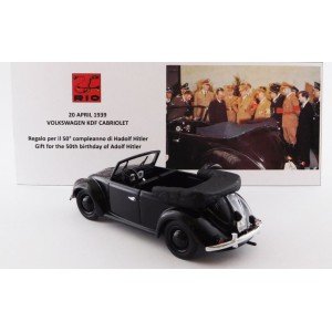 1/43 VOLKSWAGEN COCCINELLE KDF-20 AVRIL 1939-CADEAU POUR LES 50 ANS D'HITLER-1939-RIO4593 